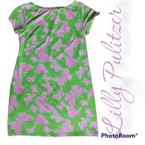 Lilly Pulitzer large rare butterfly retro style dress